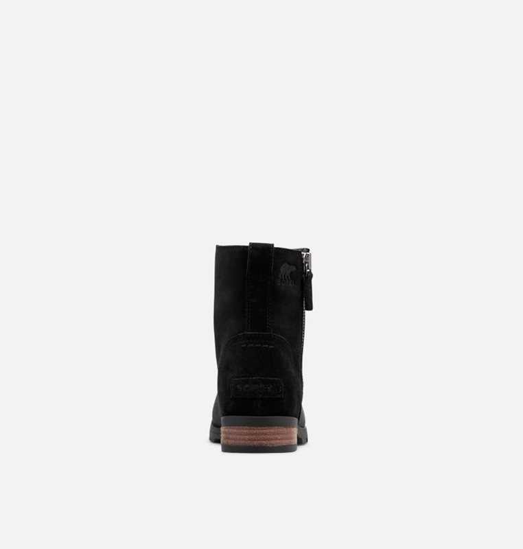 Sorel Dam Stövlar Svarta - Emelie™ Zip Låga - CVS-142036